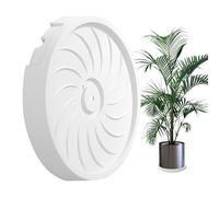 Générique Support Roulant pour - Support De Pot De Fleurs en PP 12,99 X 12,99 X 2,56 Pouces, Chariot De Jardinière Rond Robuste, Base De Roue Durable | Caddie Mobile pour D'intérieur Et D'extéri