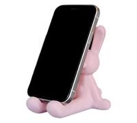 Générique Support Smartphone - Support pour Smartphone sur Thème Animalier | de Téléphone avec Figurine Lapin | pour Café Cuisine Maison Dorm Bibliothèque Chambre Étudiantes Filles Ados