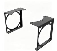 Générique Support sous Bureau pour Xbox Series X - Support Caché Métallique Résistant, Gain de Place avec Design de Refroidissement, Rembourrage Doux, Gestion des Câbles, 6 Vis Incluses