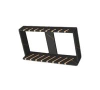 Générique Support stockage d'échantillons sol, conception panneaux inclinés, présentoir mural carrelage/plinthe, permettant gagner l'espace for hall d'exposition des entrepôts(80x19.5x43cm)