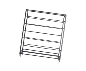 Générique Support Stockage Rouleaux Textiles avec roulettes, Support d'affichage Rouleaux Vinyle, accès Facile et Gain Place, for Organisateur Produits en bobines(14 Layers)