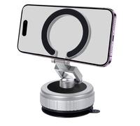 Générique Support Téléphone à Vide | Support de Voiture Universel avec Ventouse | Berceau Rotatif 360° Pliable et Accessoire Auto Portable Compatible Téléphones et GPS
