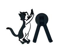 Générique Support Téléphone Chat, Support Antidérapant Portable, Socle pour Téléphone, pour Lit Bureau Maison Live Streaming Appel Vidéo Tablette Électronique