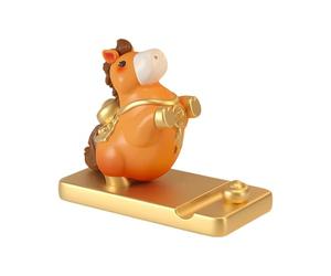 Générique Support Téléphone de Bureau,Porte-Téléphone Design Cheval - Porte-Téléphone Mignon Richesse | pour Filles Adolescents Femmes Tablette Bureau Maison Coiffeuse Idée Cadeau Noël