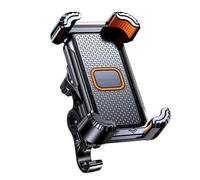 Générique Support Téléphone Moto - Fixation À Pince Étanche Réglable Anti-Vibration - Monture Téléphone Vélo,pour Route VTT Cyclisme Conduite Activités De Plein Air Sports Et Fitness Voyage Loisirs