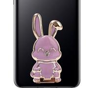 Générique Support téléphone Pliable Lapin Multifonctionnel, Design Mignon | Accessoire pratique avec forme de lapin attrayant, idéal pour placer votre mobile en déplacement ou au bureau