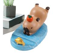 Générique Support Téléphone Portable Capybara, Porte-Téléphone Figurine d'action Animal de Dessin Animé, Design Bureau Main Libre Déco Maison Bureau Voiture