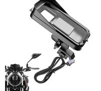 Générique Support Téléphone pour Moto - Support Étanche Vélo avec Protection Pluie,Équipement Cyclisme pour Visualisation Vidéo Navigation - Divertissement Conduite Route