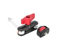 Générique Support Téléphone pour Vélo - Double Rotule avec Pince pour Caméra - Double Rotule en d'Aluminium pour Guidon,Usage Cyclisme Randonnée Vélotaf et Voyages