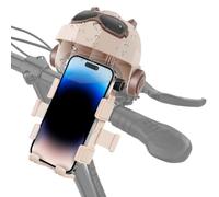Générique Support Téléphone pour Vélo - Support Moto avec Visière Casque | Suppoŕt Téléphone de Vélo Antichoc et Ajustable avec Pare- pour Guidon, Scooter, VTT et Cyclisme