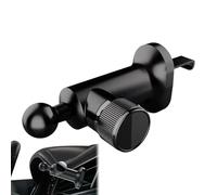 Générique Support Téléphone pour Ventilation, Support Voiture Universel pour Ventilateur avec Crochet Allongé, Orientable 360° et Pince Réglable pour Smartphone sur Tableau de Bord