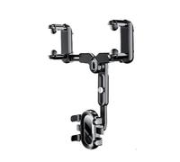 Générique Support Téléphone Rétroviseur Voiture, Support Téléphone De Voiture Rétractable Multifonctionnel Rotatif À 360, Support De Téléphone pour Rétroviseur pour Smartphone De 4 À 7 Pouce