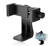 Générique Support Telephone trepied Adaptateur 360 Degrés Universel Portable Smartphone trépied Phone Compatible avec Smartphone Huawei Sam-Sung Galaxy Oneplus Xiaomi Oppo Noir