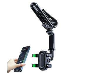 Générique Support Téléphone Visière Rotatif 360° Anti-Dérapant Organiseur | Fixation Mobile pour Voiture pour Berlines SUV Monospaces Pickups Hommes Femmes Familles