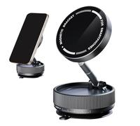 Générique Support Téléphone Voiture Aimanté | Aimant Ajustable,Fixation pour téléphone à Ventouse,Cuisine Bureau Voyage