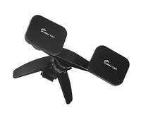 Générique Support Téléphone Voiture Magnétique - Fixation Double Volant et Aérateur | Support Magnétique 360° Réglable pour Smartphone, GPS, Navigation et Sécurité en Route