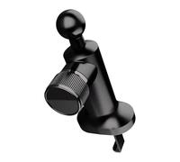 Générique Support Téléphone Voiture - Support De Téléphone pour Aérateur De Voiture - Rotatif 360 Degrés Réglable avec Bras à Crochet Allongés pour Navigation sur Tableau de Bord de