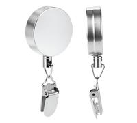 Générique Support Torchon | Organisateur Mural À Enroulement Automatique - Pinces À Torchon Cuisine Adhésives 61 Cm | Pour Maison, Salon, Salle De Sport, Porte, Réfrigérateur, Évier,