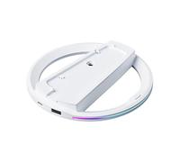 Générique Support vertical console pour PS5 Slim, support de base de bureau avec lumières RVB pour PS5 Slim