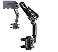 Générique Support Visière Téléphone Rotatif 360° Anti-Dérapant Organiseur | Fixation Mobile pour Voiture pour Berlines 4x4 Monospaces Pickups Hommes Femmes Conducteurs Familiaux