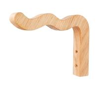 Générique Supporto Per Piante A Gancio- 23 Cm Resistente Decorativo A Forma D'Onda | Gancio Da Parete In Legno Piante | Per Vasi Da Fiori, Campanelli Eolici, Mangiatoie Per, Giardino, Balcone
