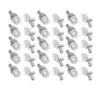 Générique Supports D’étagère pour Placard Cuisine avec Ventouses Transparentes, 30 Pièces, 0,9 X 0,6 X 0,5 Po, Chevilles Métalliques Réglables pour Étagères en Verre, Adaptés Cuisine,