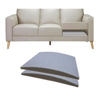 Générique Supports De Canapé Robustes pour Assise Affaissée,Coussin De Rembourrage en Mousse Haute Densité D'épaisseur,Coussin De Remplacement pour Matelas De Canapé d'angle en U,Gris,2seats