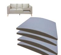 Générique Supports De Canapé Robustes pour Assise Affaissée,Coussin De Rembourrage en Mousse Haute Densité D'épaisseur,Coussin De Remplacement pour Matelas De Canapé d'angle en U,Gris,4seats