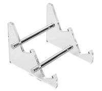 Générique Supports de Clavier pour Le Bureau | Présentoir de Portefeuille de présentoir de Clavier Portable avec Divers pneus - Support de Cadre en Acrylique pour Bureau, Salle d'étude, Salon