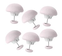 Générique Supports de Couette de Style Champignon - Attaches pour Housse de Couette, Lot de 6 Broches de Serrage pour draps épais, 3,3 cm x 3 cm. Les, Les couetes et Le Linge de Table en Place