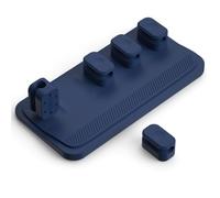 Générique Supports de Fils en Silicone durables, Clips de de câbles adhésifs pour Zone de Travail soignée, Clip de câble adhésif Doux pour Le Bureau
