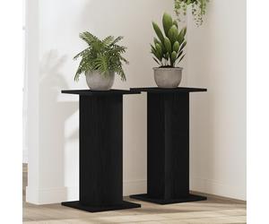 Générique Supports de Haut-Parleur - 2 pcs, chêne Noir, 30 x 30 x 60 cm, en Bois d’ingénierie.,Maison & Jardin,Pelouses & Jardins,Jardinage,Supports pour Plantes,Noir,12.4 KG,3345112