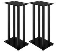 Générique Supports de Haut-parleurs 2 pcs Noir Verre trempé 4 piliers,Appareils électroniques,o,Accessoires o,Accessoires pour Enceintes,Supports & Pieds d'enceintes,Noir,11.32KG,51817