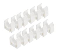 Générique Supports de Montage Serrage-joint Robuste de U pour Moteur à Courant Continu en Plastique Blanc Lot de 20 Pièces pour Jouets DIY et Fixation Moteurs 130 et 140