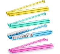 Générique Supports pour Mahjong avec Pousseurs | 4 Pièces Accessoires De Jeu De Société - Accessoires pour Le Mahjong,pour Femmes, Famille, Débutants, Fête De Bar, Carnaval