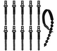 Générique Supports pour Tuteurs D'Arbres,10 Pièces Sangle Ajustable pour Vigne | Sangles de Support pour Arbre 23,9 cm | pour Le Jardin Arbuste Vigne Grimpante Intérieur Et Extérieur