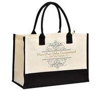 Générique Sur Mesure Sac Maitresse D'école, Conception Personnalisée Sac Maitresse, Tote Bag en Tissu Pour Femme - Pour Professeure, Compagne ou Meilleure Amie (Style 1)