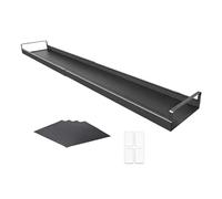 Générique Sur support de cuisinièr - Tablette Arrière Extensible - Acier pour Table Cuisson | Étagère Magnétique 40-76cm | Range Épices, Support Bouteilles Ustensiles Cuisine