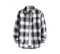 Générique Surchemise Homme Ete -Chemise Homme à Carreaux Manches Longues -Veste Chemise Western Cardigan DéContractéE -Mode Ample Tops Respirant Confortable Haut Casual
