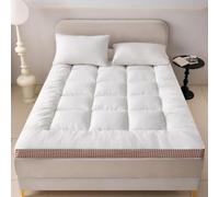 Générique Surmatelas, Matelas Futon épais Et Moelleux, Matelas De Sol Pliable Et Portable avec Sangles pour Canapé Inclinable Dortoir étudiant(Brown,120x200cm)