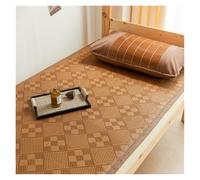 Générique Surmatelas Rafraîchissant en Bambou Réversible, Tapis De Sommeil D'été Respirant for Régulation Thermique Et Confort, Utilisation Domestique, Design Nomade(Brown,90 * 190cm)