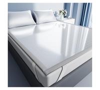 Générique Surmatelas Rafraîchissant for Dormeurs Sensibles À La Chaleur, Parure De Literie D'été Respirante avec Technologie Soie Glacée, Protection De Matelas Antidérapante(Light Gray,180 * 200cm)