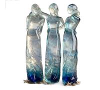 Générique Sœurs à Mes côtés, Célébration de l'amitié. Sculpture de Trois sœurs, Figurine en résine Peinte à la Main, Cadeau spécial for la Journée de l'amitié à Offrir à Vos(Three Sisters)