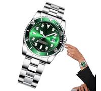 Générique Surveillez Les Hommes - Smart Watch | Chronographe | Acier Inoxydable | Imperméable | Wristwatch Business | Mode décontractée | Cadeau pour Hommes