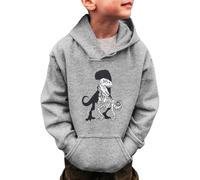 Générique Survetement Enfant Garcon Hiver Manteau Garçon Chemisiers vasés pour Garçons Manche Longue Poids Léger Style Sweat Manches Longues Unisexe Capuche Imprimé Adolescents et