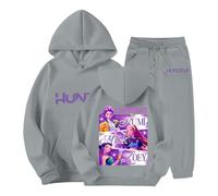 Générique - - - Survêtement Fille Tenue Mira Zoey Rumi Ensemble 2 Pièces Vintage Y2K Hoodie Pantalon et Haut Sweats à Capuche Jogging Vêtements Sportswear