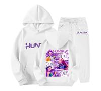 Générique - - - Survêtement Fille Tenue Mira Zoey Rumi Ensemble 2 Pièces Vintage Y2K Hoodie Pantalon et Haut Sweats à Capuche Jogging Vêtements Sportswear