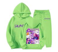 Générique - - - Survêtement Fille Tenue Mira Zoey Rumi Ensemble 2 Pièces Vintage Y2K Hoodie Pantalon et Haut Sweats à Capuche Jogging Vêtements Sportswear