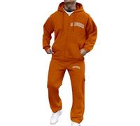 Générique Survêtement Homme à Capuche en Coton - Ensemble Jogging 2 Pièces Respirant et Confortable, Sweat à Manches Longues et Pantalon de Sport Ample pour Gym, Training, Jogging