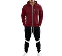 Générique Survêtement Homme Ensemble,Ensemble décontracté pour Jogging Sweats Capuche Et Sport Pantalons Vêtements de avec Cordon Serrage Fitness 2 PièCes Classique Sportwear